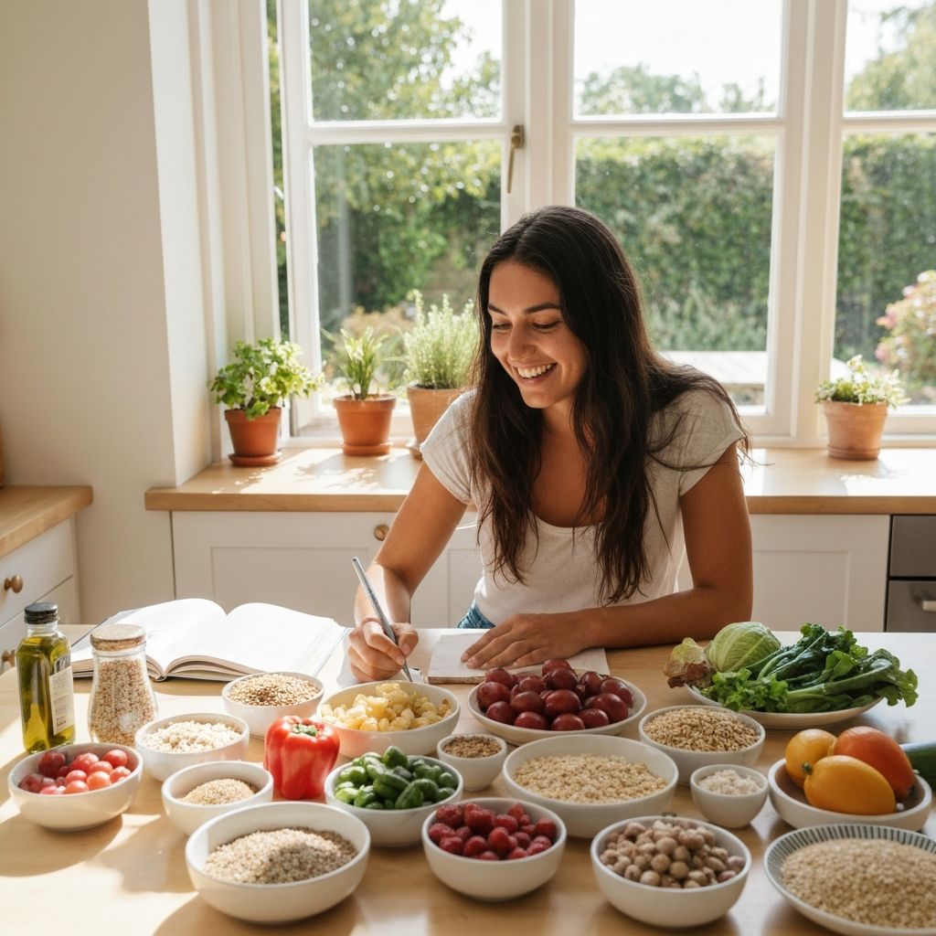 Person planning meals